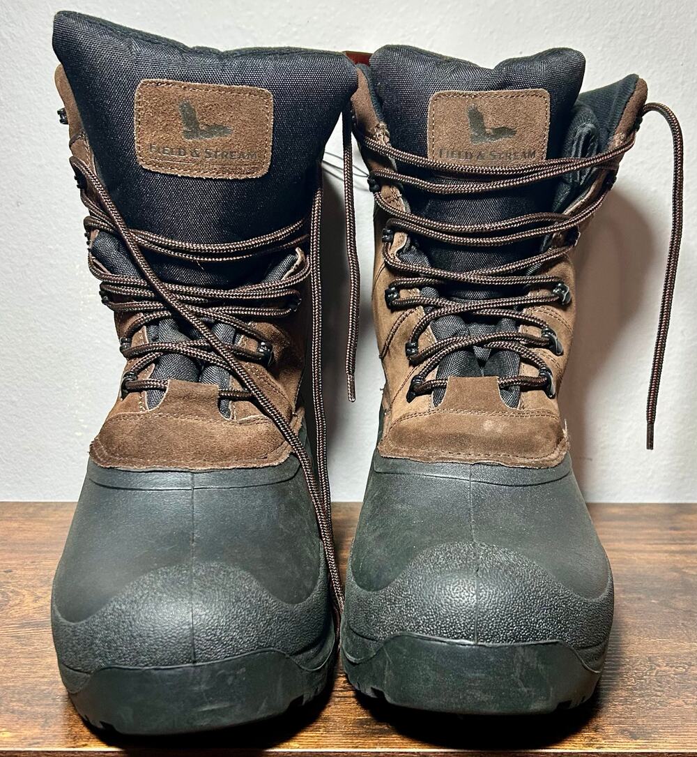 NWT Field & Stream Men’s Brown PAC Boots 400 Gram Insulation 3M Thinsulate Sz 13